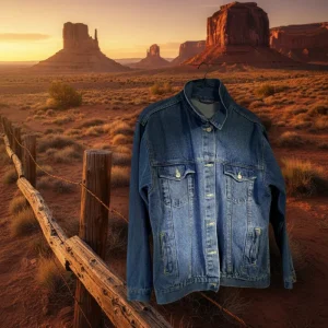 Vintage jeansjacka blå Xxl xl