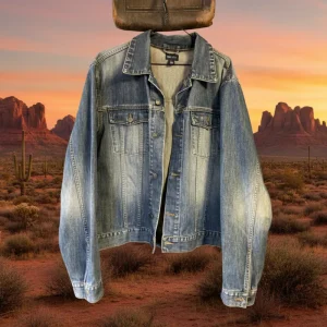 Vintage jeans jacka xl