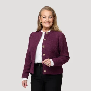 Carmen jacka - Vinröd