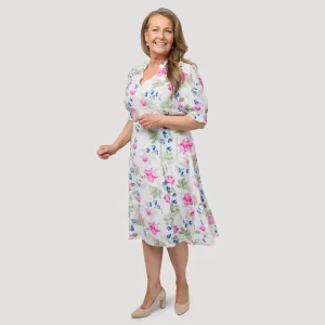 Dora klänning - blommig