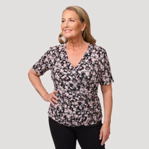 Sanna topp - Blommig