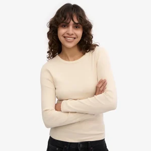 Colorful Standard Långärmad T-shirt Ivory