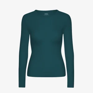 Colorful Standard Långärmad T-shirt Ocean Green