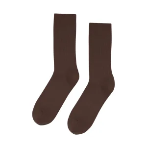 Colorful Standard strumpa Coffee Brown