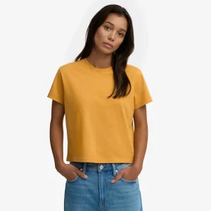 Colorful Standard Boxig T-shirt Burned Yellow