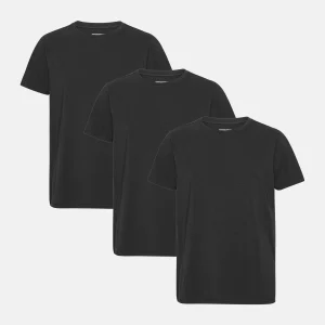 3-pack svart bambu-t-shirt