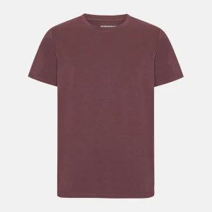 Dekadent bambu-t-shirt med rund hals i choklad