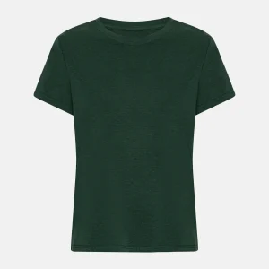 Grön kortärmad t-shirt i bambu