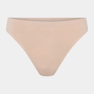 Bambu-stringtrosor i hudfärg