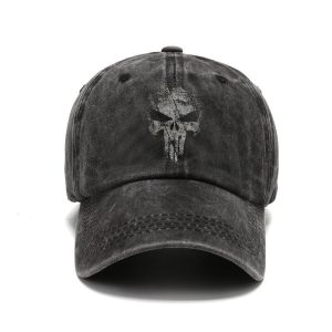 Broken Punisher Skull Keps