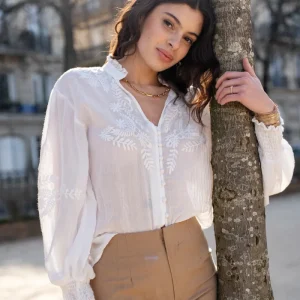 Blus Lily vit