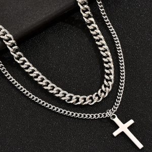 Cuban Double Cross Halsband