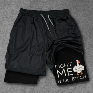 Fight me u lil btch Performance Shorts