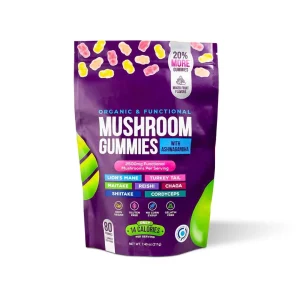Focus & Calm Mushroom Gummies – 2500mg med Lion’s Mane & Ashwagandha (80 st)