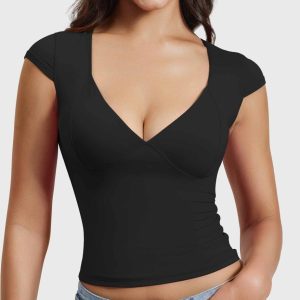 Gymfit Diva V Neck Top