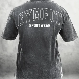 GYMFIT SPORTWEAR WASHED T-SHIRT