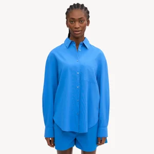 Colorful Standard Skjorta Pacific Blue