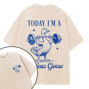 TODAY I'M A SEROIUS GOOSE T-SHIRT